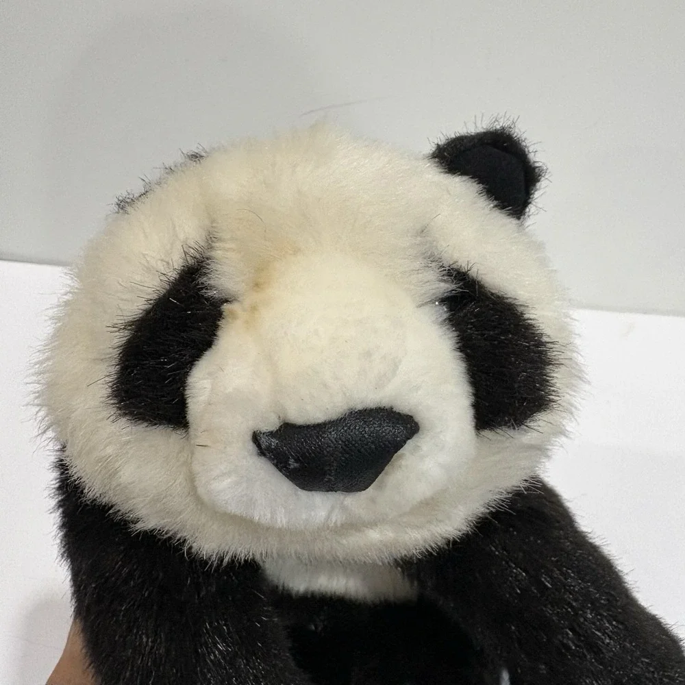 Vintage Folkmanis Black White Panda Hand Puppet Folk Full Body Pretend 14
